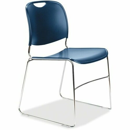 UNITED CHAIR CO Stack Chair, No Arms, 17-1/2inx22-1/2inx31in, Blue Shell, 2PK UNCFE1PCFS04